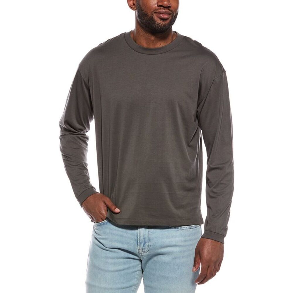 Frame Denim Mens  Light T-Shirt, Gray
